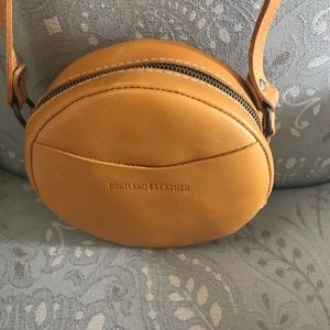 Portland Leather Circle Crossbody
